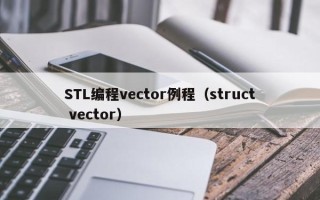 STL编程vector例程（struct vector）